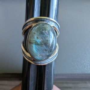 Sterling Labradorite Ring